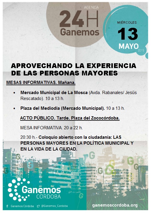 Agenda 13 mayo